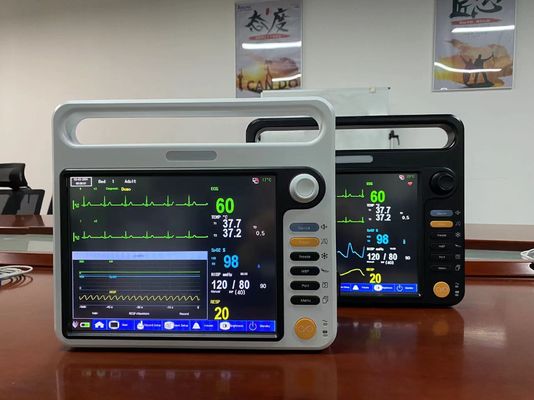 ECG SPO2 NIBP Monitor portátil do paciente para sinais vitais hospitalares