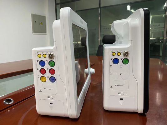Monitor de sinais vitais portátil de 15 polegadas para monitoramento cardíaco de UTI