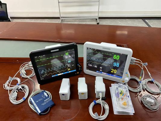 Monitor portátil modular Etco2, monitor de sinais vitais para operação de diagnóstico.