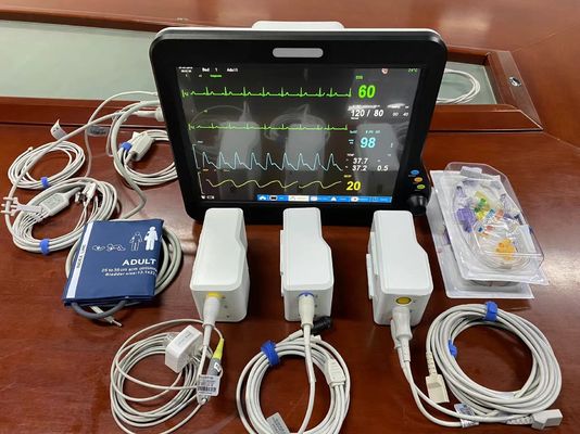 Manual de monitoramento modular de pacientes em vários idiomas para ambulância hospitalar ODM