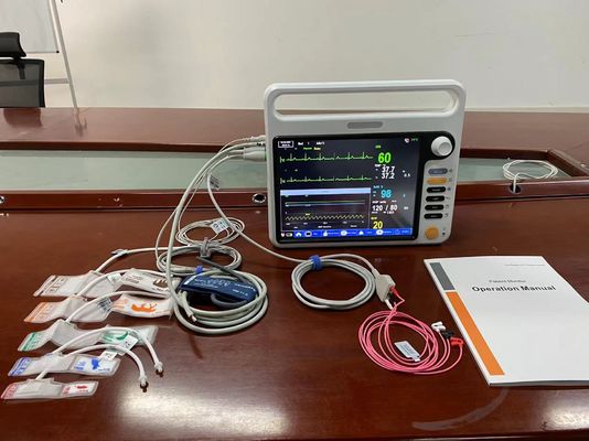 Dispositivos modulares de sinais vitais, monitor cardíaco neonatal com ecrã de 12,1 polegadas