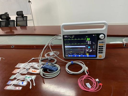 ECG SPO2 NIBP 2Temp Neonatal Monitor do Paciente Com Multi-Língua 12,1 polegadas de tela
