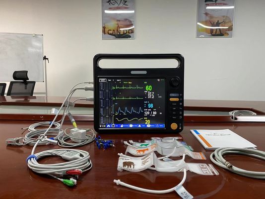 OEM Veterinário Multiparameter Monitor 12,1 polegadas TFT tela LCD para operação de animais de estimação