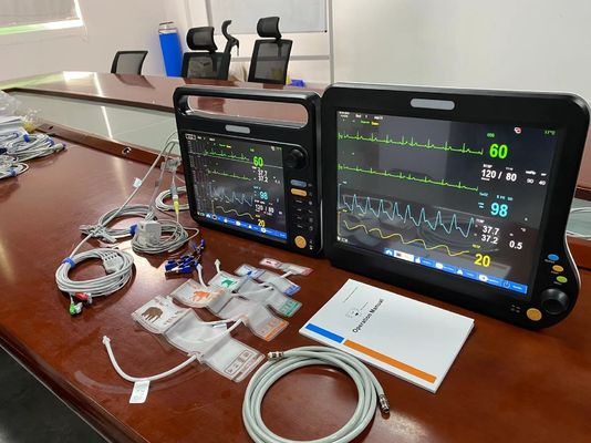 Monitor multilíngue veterinário sem ventilador com tela de 12,1 polegadas