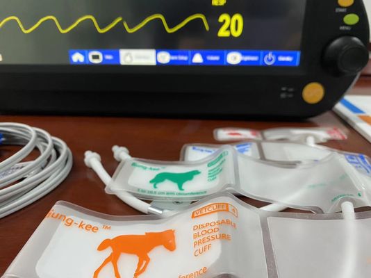 Equipamento de monitorização de sinais vitais de 15 polegadas Multiparâmetro para doente veterinário
