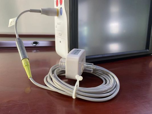 Material de plástico Sensor de CO2 de maré final para monitor cardíaco de UTI