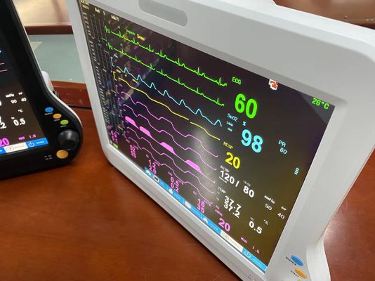 Monitor paciente da anestesia portátil, multi monitor cardíaco do parâmetro ICU