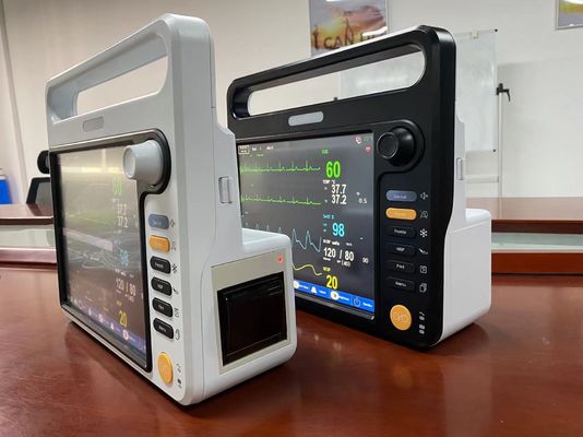 EtCO2 Monitor de doentes portátil Multiparameter para UTI de emergência hospitalar
