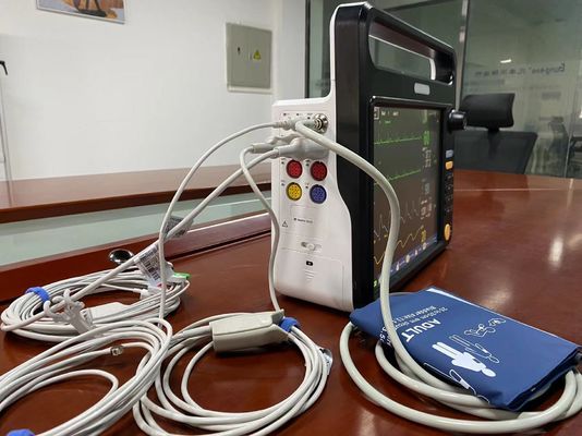 Monitor cardíaco modular de assistência médica, máquina de sinalização vital do hospital.