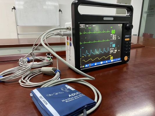 Monitor de sinais vitais do paciente da UTI com tela de 12,1 polegadas 6 parâmetros padrão