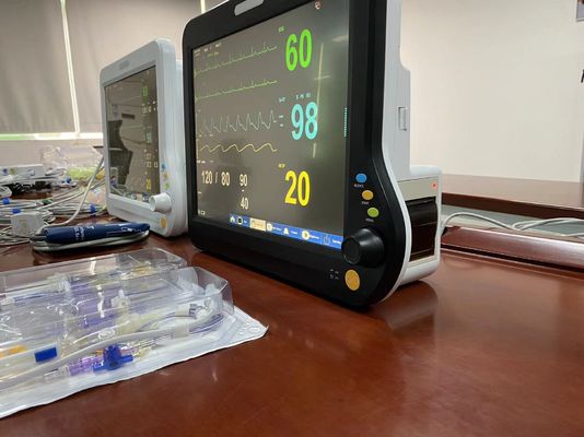 Monitor cardíaco de UTI Multipara Médico Multilíngue com tela sensível ao toque