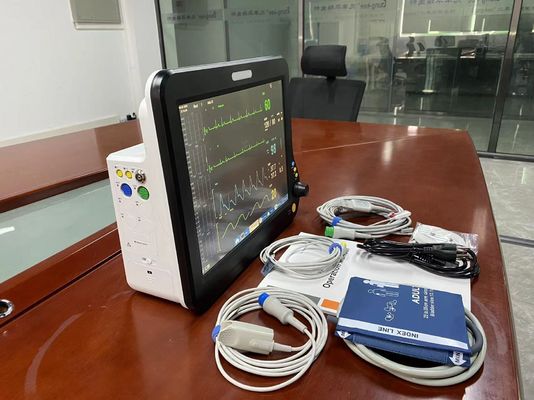 Máquina de monitoramento de hospitais médicos, equipamento de sinais vitais para monitorar SPO2 BP Temp