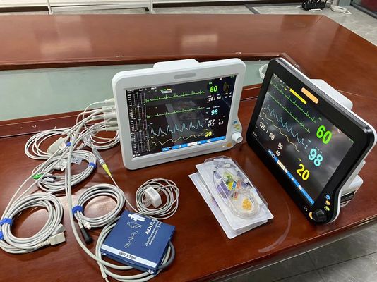 15&quot; Monitor Cardíaco Portátil de UTI Multilinguagem Para Diagnóstico de Recém-nascidos