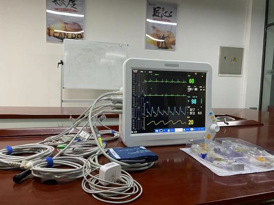 Máquina de monitoramento de pacientes de emergência hospitalar com ECG NIBP SPO2
