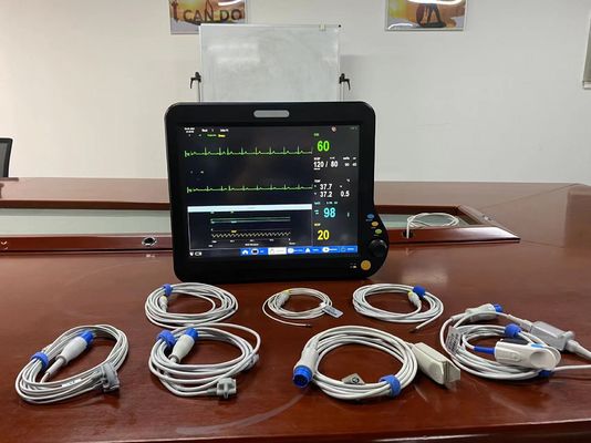 Monitor cardíaco neonatal de 15 &quot;, Monitor portátil com Etco2