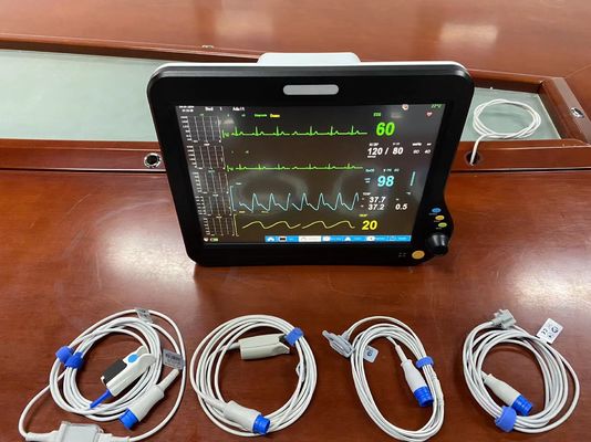 Máquina de monitoramento de pacientes de emergência hospitalar com ECG NIBP SPO2