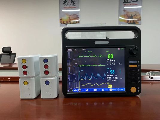 Máquina de monitoramento de sinais vitais do hospital Multiparameter com CMS Touch
