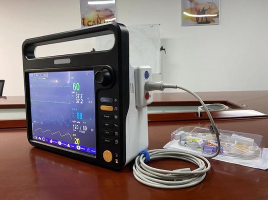 Máquina de monitoramento de sinais vitais do hospital Multiparameter com CMS Touch