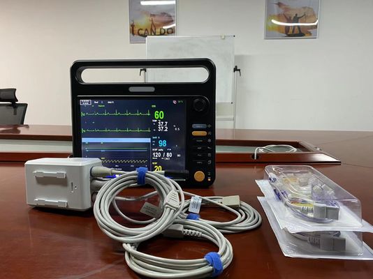 Equipamento de monitorização de sinais vitais de múltiplos parâmetros com ecrã de 12,1&quot;