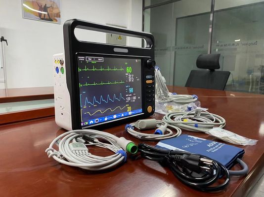 Equipamento de monitorização de sinais vitais de múltiplos parâmetros com ecrã de 12,1&quot;