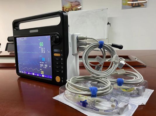 Equipamento de monitorização de sinais vitais de múltiplos parâmetros com ecrã de 12,1&quot;
