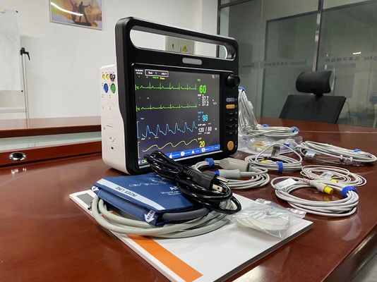 Máquina de monitoramento de sinais vitais do hospital Multiparameter com CMS Touch