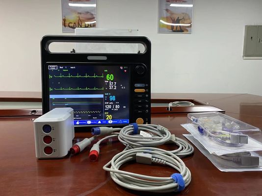Máquina de monitoramento de sinais vitais do hospital Multiparameter com CMS Touch