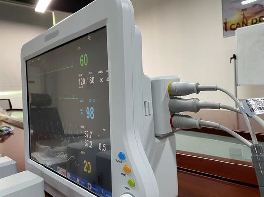 Monitor de doentes modular de parâmetros múltiplos Monitor cardíaco portátil de UTI