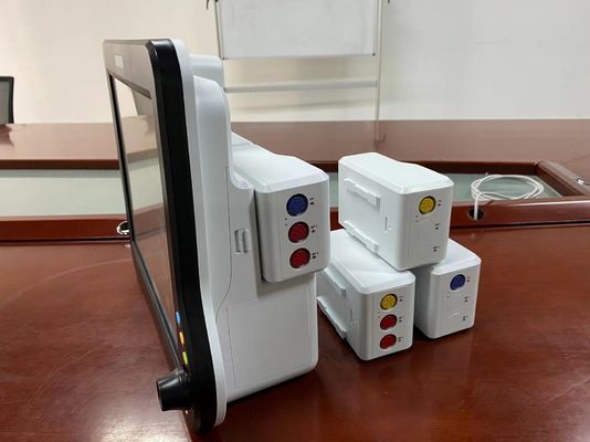 Monitoramento cardíaco Dispositivos de monitoramento médico modular com ECG SPO2 2Temp