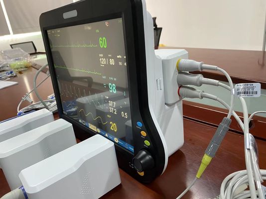 Ambulância médica sinais vitais monitor multilíngue com tela de 15 polegadas OEM
