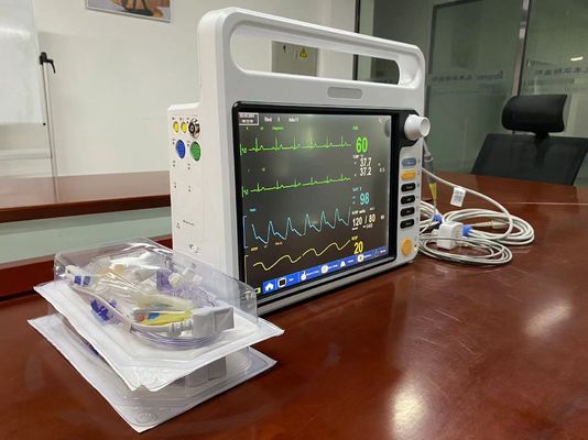 Monitor de doentes modular de parâmetros múltiplos Monitor cardíaco portátil de UTI