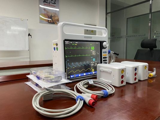 Monitor de pacientes portátil modular com múltiplos parâmetros de sinais vitais