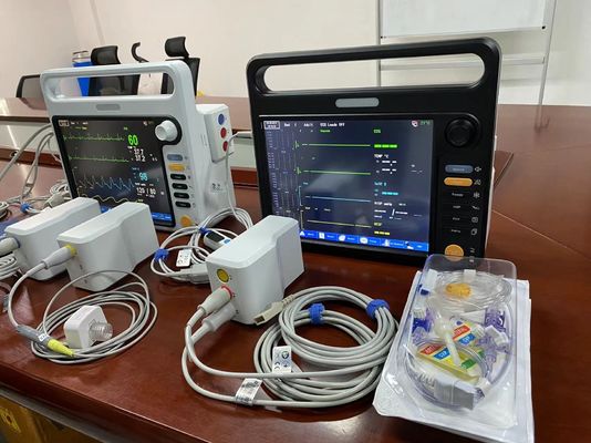 Monitor portátil modular Etco2, monitor de sinais vitais para operação de diagnóstico.