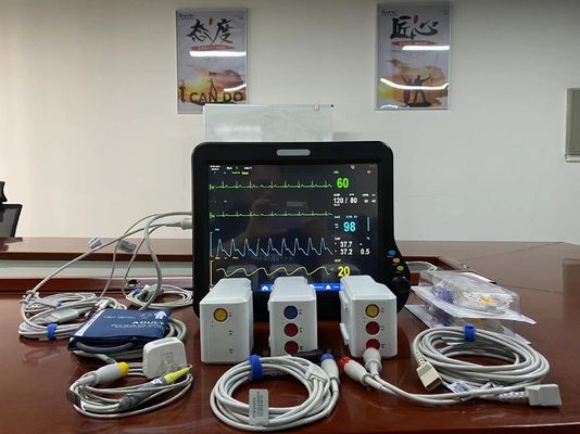 Monitor de pacientes portátil modular com múltiplos parâmetros de sinais vitais