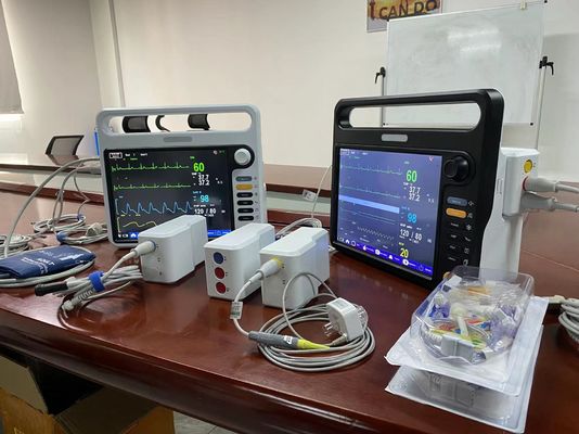 Monitor de pacientes portátil modular com múltiplos parâmetros de sinais vitais
