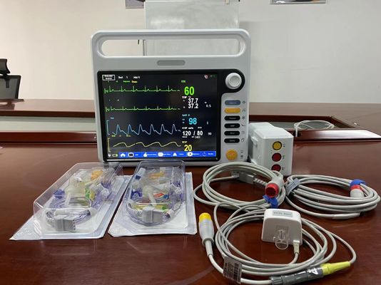 Monitores Eletrônicos de Sinais Vitais Hospitalares 12,1 polegadas Para Monitorização Cardíaca de UTI