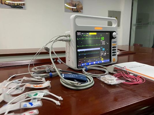 12.1 polegadas de monitor modular do paciente recém-nascido com 3 leads ECG NIBP SPO2 Standard