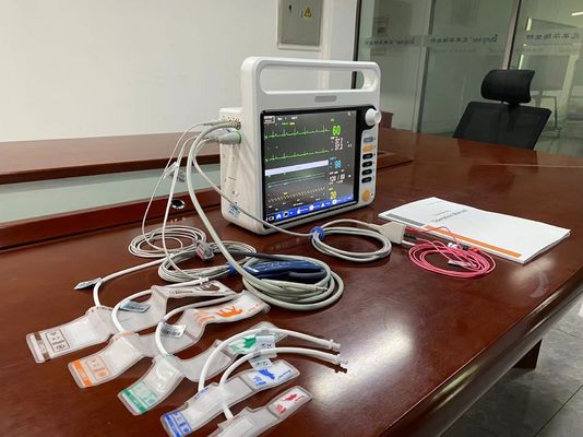 ECG SPO2 NIBP 2Temp Neonatal Monitor do Paciente Com Multi-Língua 12,1 polegadas de tela