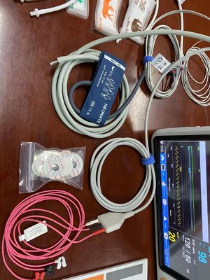 12.1 polegadas de monitor modular do paciente recém-nascido com 3 leads ECG NIBP SPO2 Standard