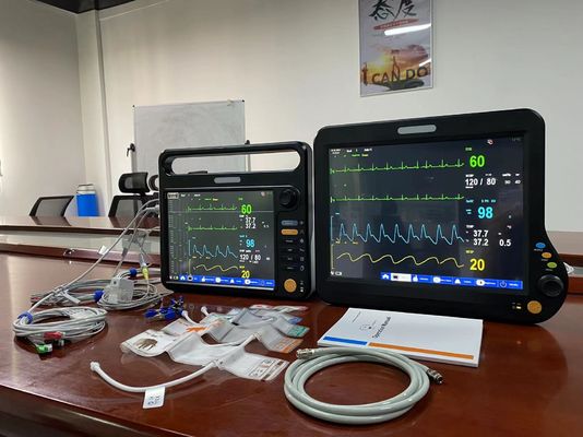12.1 polegadas Máquina de monitoramento de sinais vitais para veterinários Multifuntcional