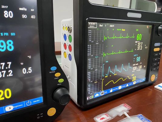 Monitor multilíngue veterinário sem ventilador com tela de 12,1 polegadas
