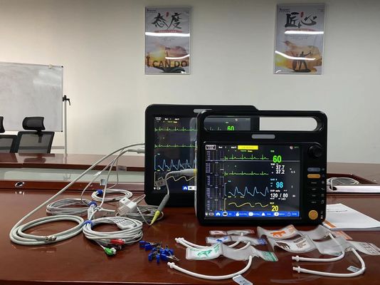 Monitor multilingue veterinário Spo2, Monitor de máquina cardíaca para cão de coelho