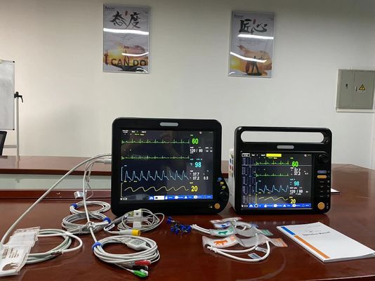 12.1&quot; Monitor de multiparâmetros veterinários portátil para cirurgia veterinária