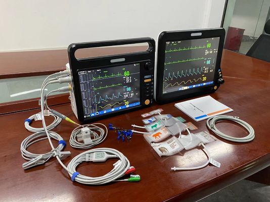 Monitores Veterinários Cirúrgicos Portáteis, 12,1 polegadas Monitores Veterinários de Sinais Vitais