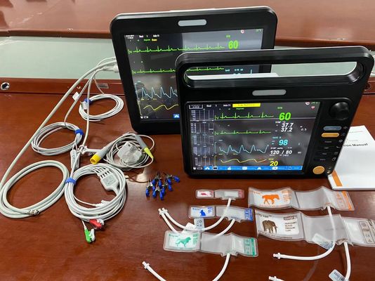 Monitores veterinários multiparamétricos sem ventilador para emergências hospitalares