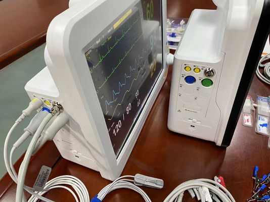 Animais Monitor de multiparâmetros veterinários com 2IBP AG EtCO2