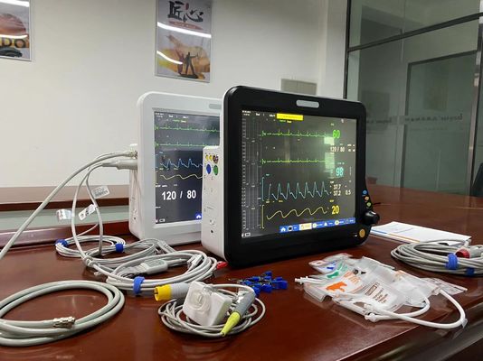 Animais Monitor de multiparâmetros veterinários com 2IBP AG EtCO2