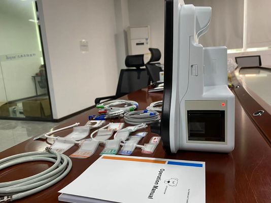 Monitores de parâmetros múltiplos veterinários médicos com ECG SPO2 2Temp