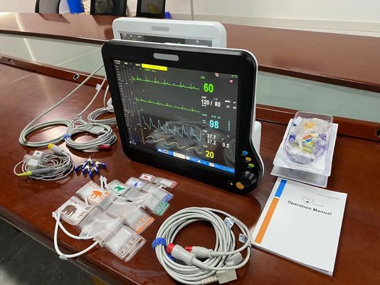 15 polegadas Veterinário Multiparameter Monitor Para Animais Pet Operação