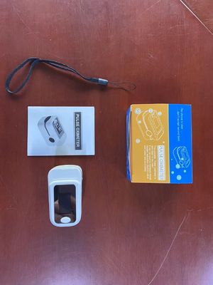 Monitor de pulso de ponta de dedo portátil Spo2 com ecrã OLED, monitor de oxigênio no sangue